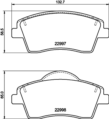 Klocki hamulcowe HELLA 8DB 355 040-351