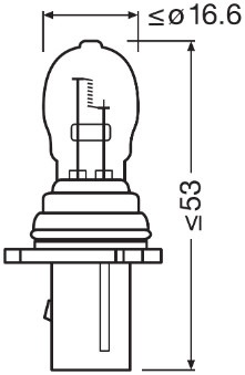 Żarówka światła postojowego OSRAM 6851