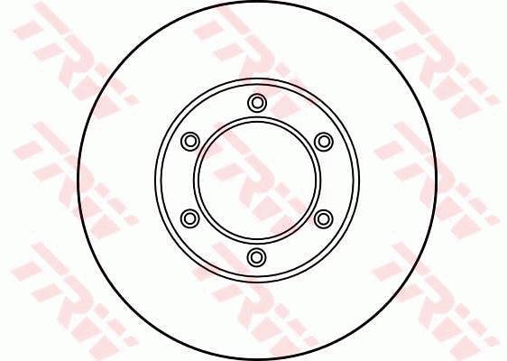 Tarcza hamulcowa TRW DF1012