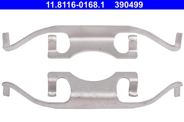 Sprężyna zacisku hamulca ATE 11.8116-0168.1