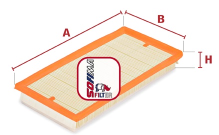 Filtr powietrza SOFIMA S 3376 A
