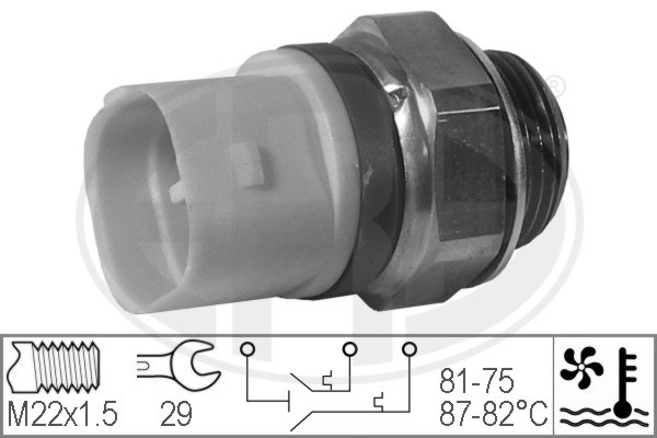 Włącznik wentylatora ERA 330222