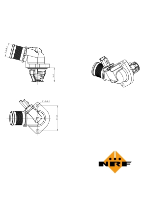 Termostat NRF 725015