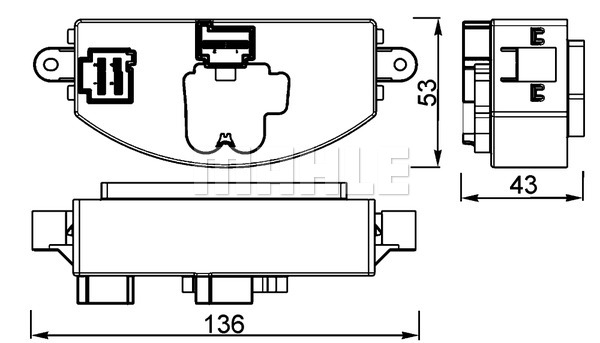 Regulator nawiewu MAHLE ABR 106 000P