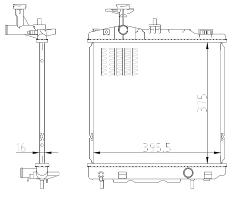 Chłodnica NRF 550022