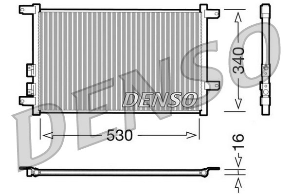 Skraplacz klimatyzacji DENSO DCN01011