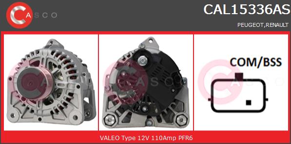 Alternator CASCO CAL15336AS