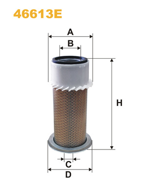 Filtr powietrza WIX FILTERS 46613E