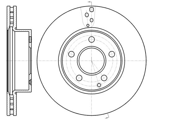 Tarcza hamulcowa REMSA 61066.10