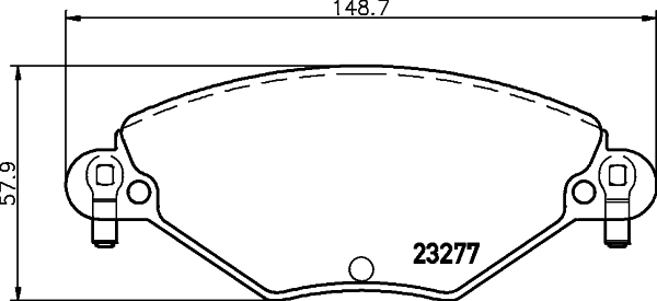Klocki hamulcowe HELLA 8DB 355 019-411