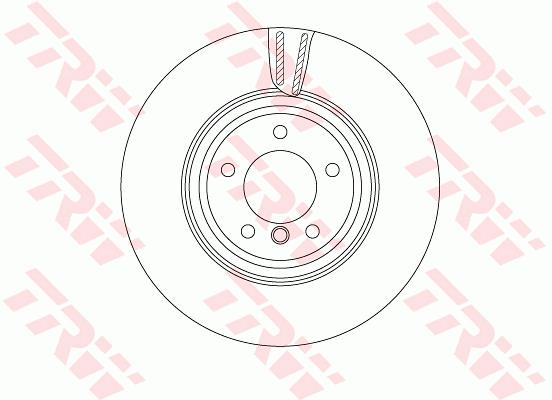 Tarcza hamulcowa TRW DF4775S