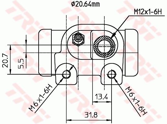 Cylinderek TRW BWF128