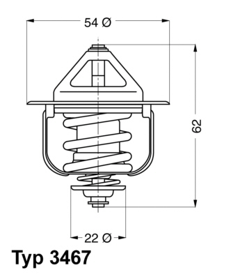 Termostat WAHLER 3467.85D