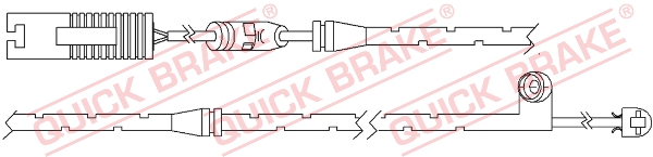 Czujnik zużycia klocków QUICK BRAKE WS 0268 A