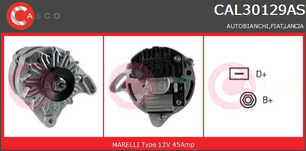 Alternator CASCO CAL30129AS