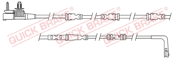 Czujnik zużycia klocków QUICK BRAKE WS 0325 A