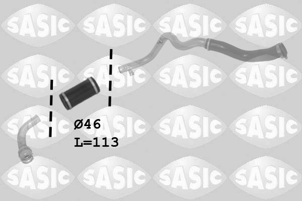 Przewód powietrza doładowującego SASIC 3334062