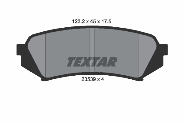 Klocki hamulcowe TEXTAR 2353902