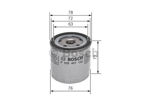 Filtr oleju BOSCH F 026 407 143