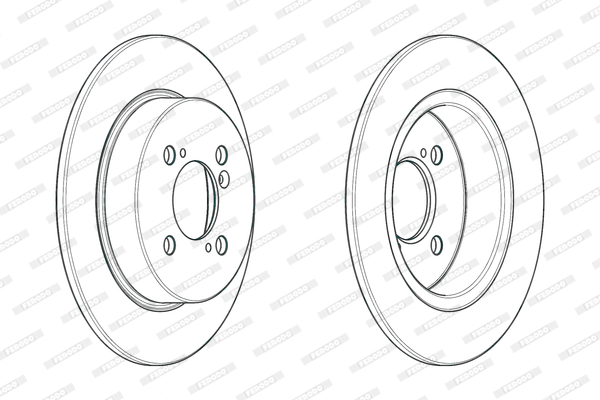 Tarcza hamulcowa FERODO DDF2071C