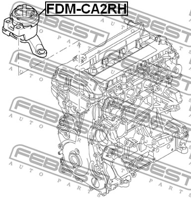 Poduszka silnika FEBEST FDM-CA2RH