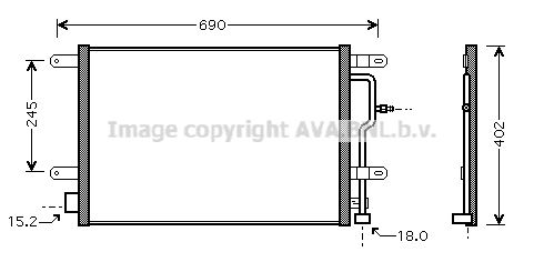 Skraplacz klimatyzacji AVA QUALITY COOLING AI5199