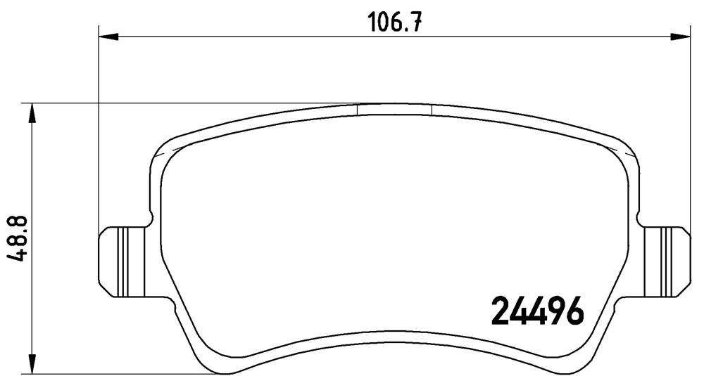 Klocki hamulcowe BREMBO P 86 021X