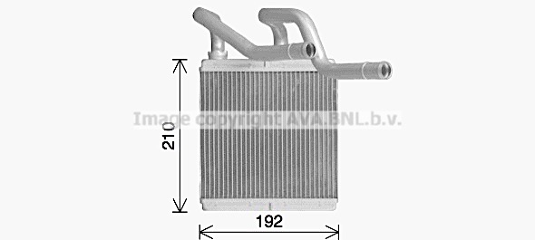 Nagrzewnica AVA QUALITY COOLING DN6466
