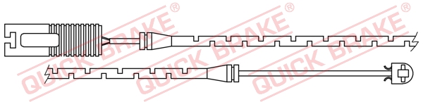 Czujnik zużycia klocków QUICK BRAKE WS 0105 B
