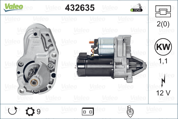 Rozrusznik VALEO 432635