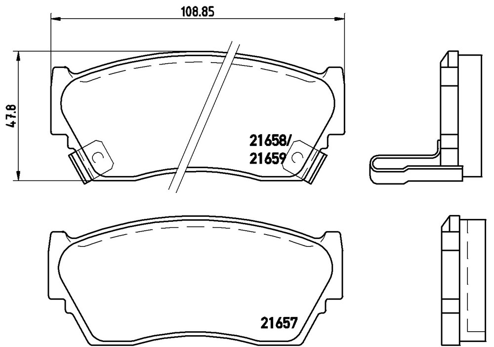 Klocki hamulcowe BREMBO P 56 027