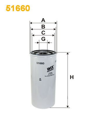 Filtr oleju WIX FILTERS 51660