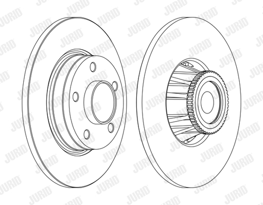 Tarcza hamulcowa JURID 562365JC-1