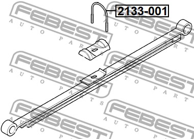 Sworzeń srodkowy FEBEST 2133-001