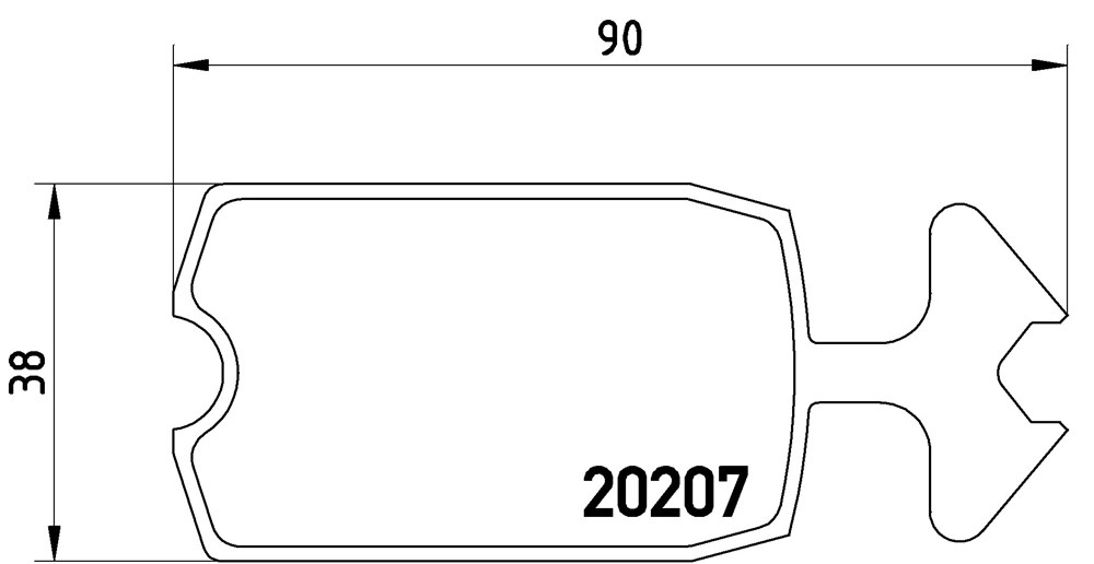 Klocki hamulcowe BREMBO P 61 002