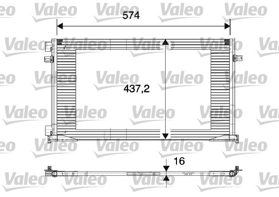 Skraplacz klimatyzacji VALEO 817577