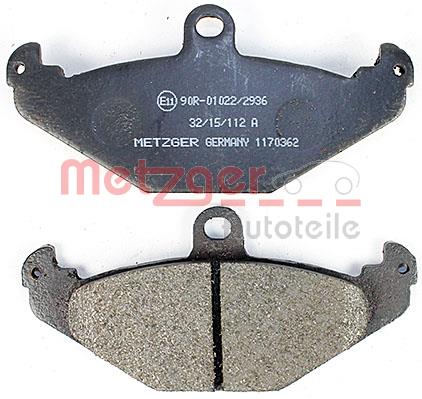 Klocki hamulcowe METZGER 1170362