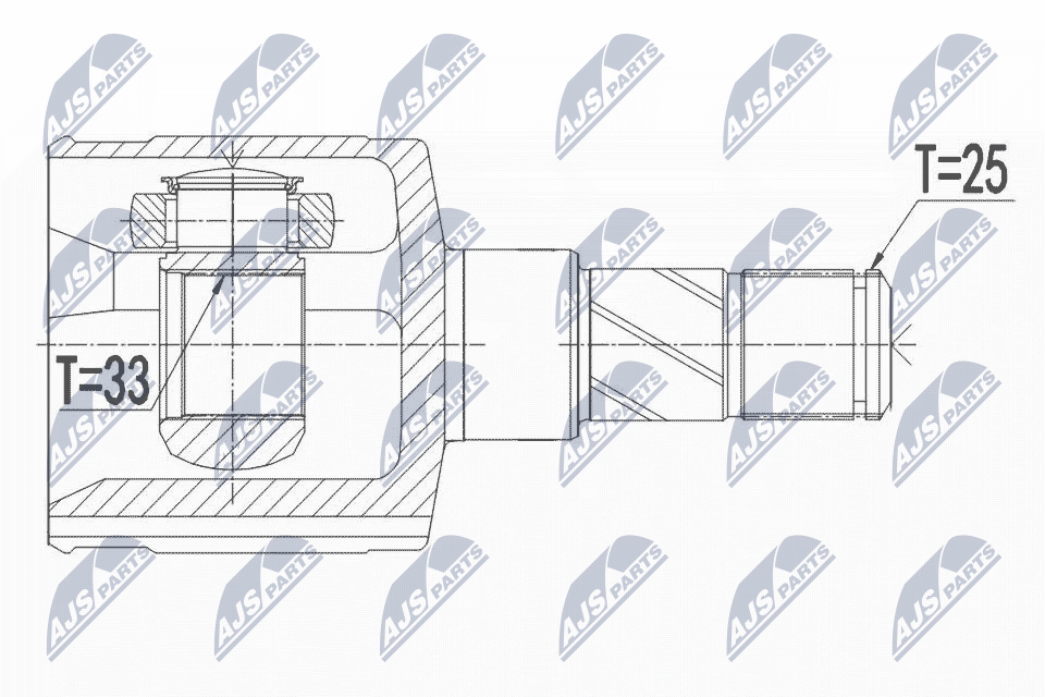 Filtr sadzy / filtr cząstek stałych, układ wydechowy NTY DPF-SU-001