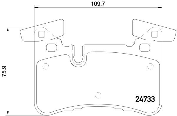 Klocki hamulcowe BREMBO P 50 110