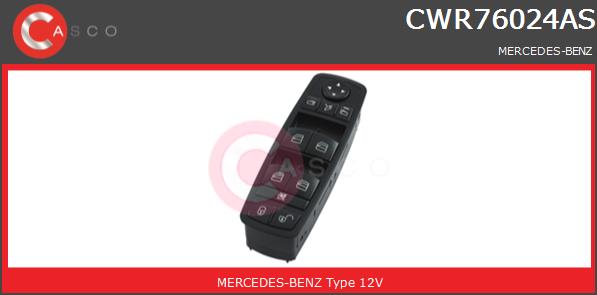 Przełącznik podnośnika szyby CASCO CWR76024AS