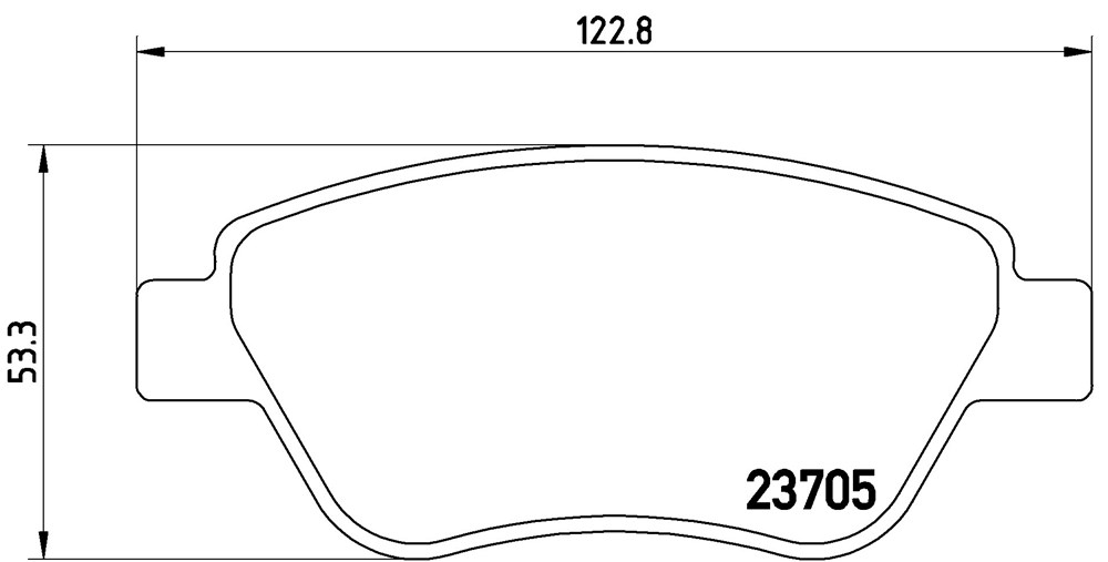 Klocki hamulcowe BREMBO P 23 099