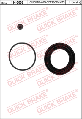 Zestaw naprawczy zacisku hamulcowego QUICK BRAKE 114-0003