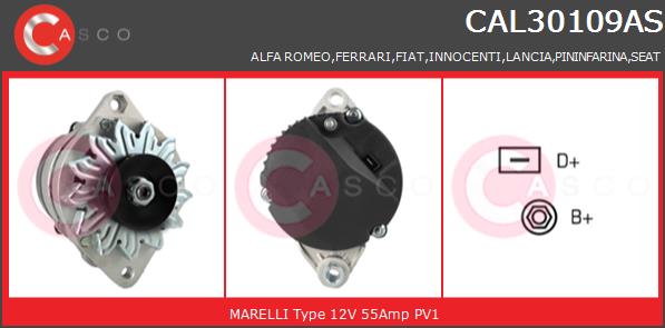 Alternator CASCO CAL30109AS