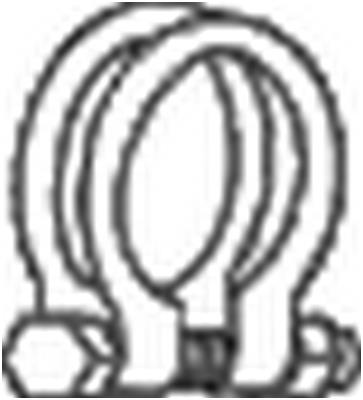 Obejma układu wydechowego BOSAL 250-465