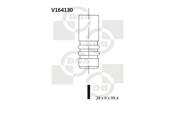 Zawór ssący BGA V164130