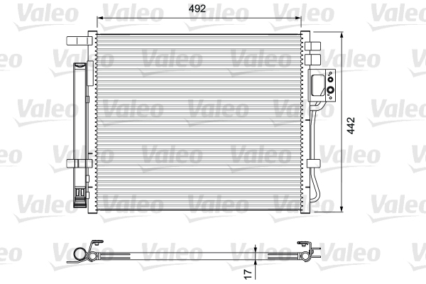 Skraplacz klimatyzacji VALEO 814404