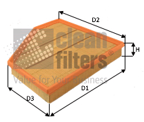 Filtr powietrza CLEAN FILTERS MA3492