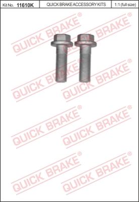 Śruba zacisku hamulcowego QUICK BRAKE 11610K