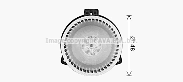 Wentylator wnętrza AVA QUALITY COOLING VO8306