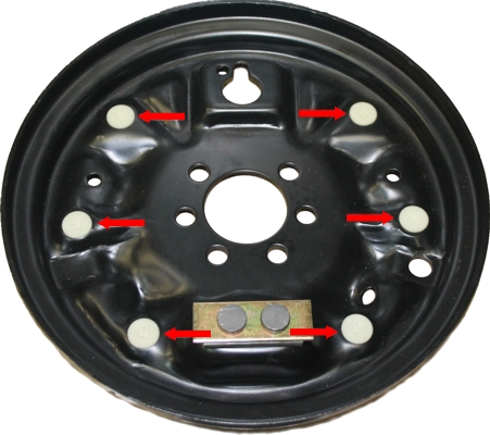 Zestaw dodatków do szczęk hamulcowych QUICK BRAKE 6858K